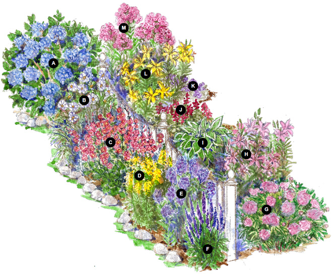 Схемы цветочных клумб (2)